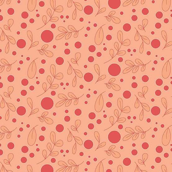 Orange leaves &Red Dots - 1702-O-1  -  A Song to Sing -  Wendy Sheppard.jpg