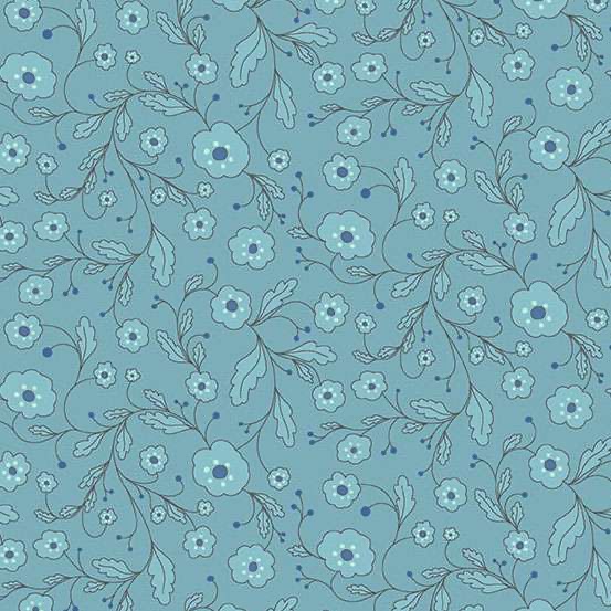 Little Blue Flowers - 1701-T-1 -  A Song to Sing -  Wendy Sheppard.jpg