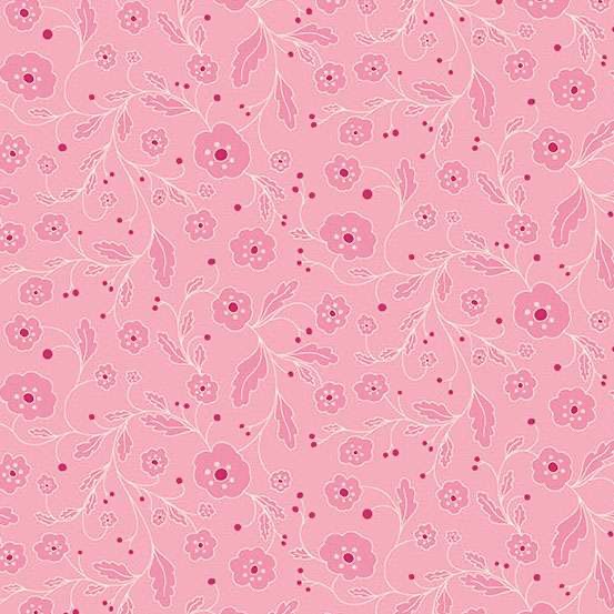 Pink Flowers and Leaves 1701E1 - A Song to Sing -  Wendy Sheppard.jpg