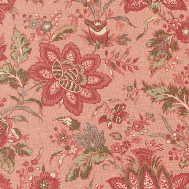 Floweres&Leaves in pink -13990 16 - Fleur De Paris - French General.jpg