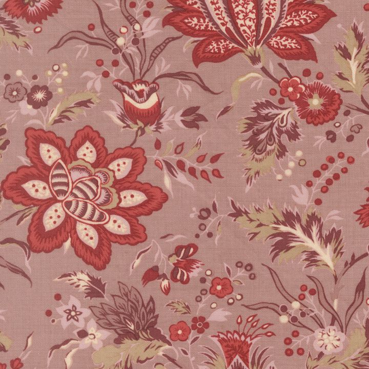 Flowers&Leaves in old pink - 13990 17 - Fleur De Paris - French General.jpg