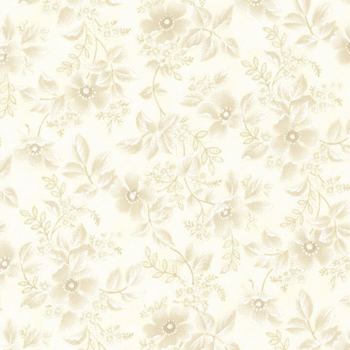 Tan Flowers in cream - Cascade - 3sisters -44321 11.jpg