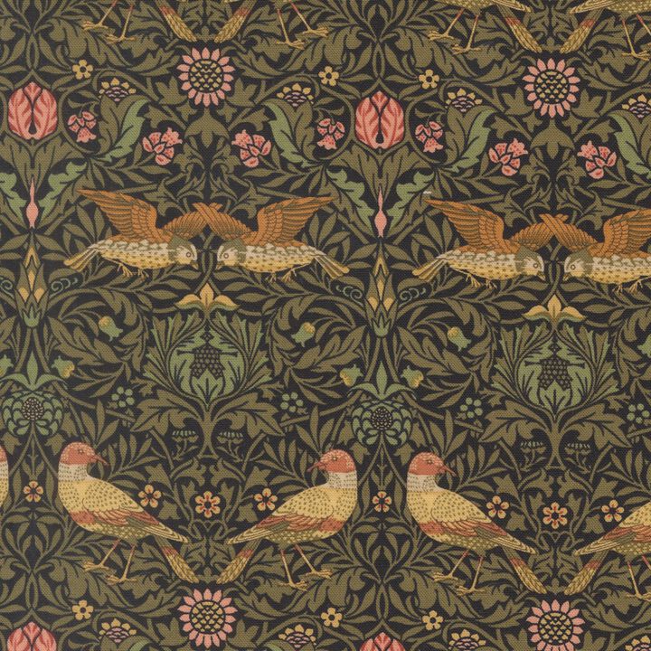 Birds Damask Ebony - 1338116 - Morris Mujse.jpg