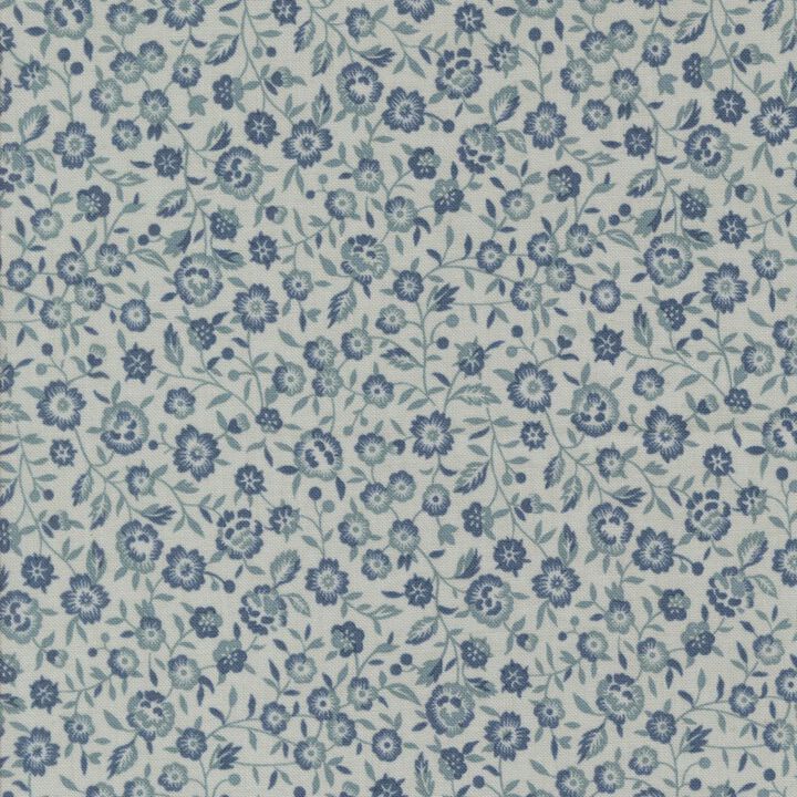 Little Blue Flowers in grey - 13974 15 - Sacre Bleu - French General.jpg