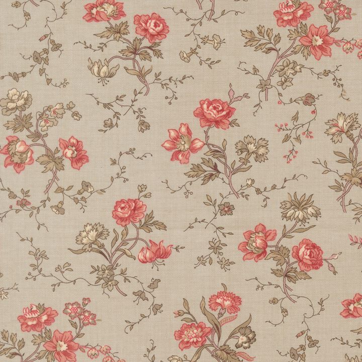 Little Floweres&Leaves in grey - 13991 13 -Fleur De Paris - French General.jpg