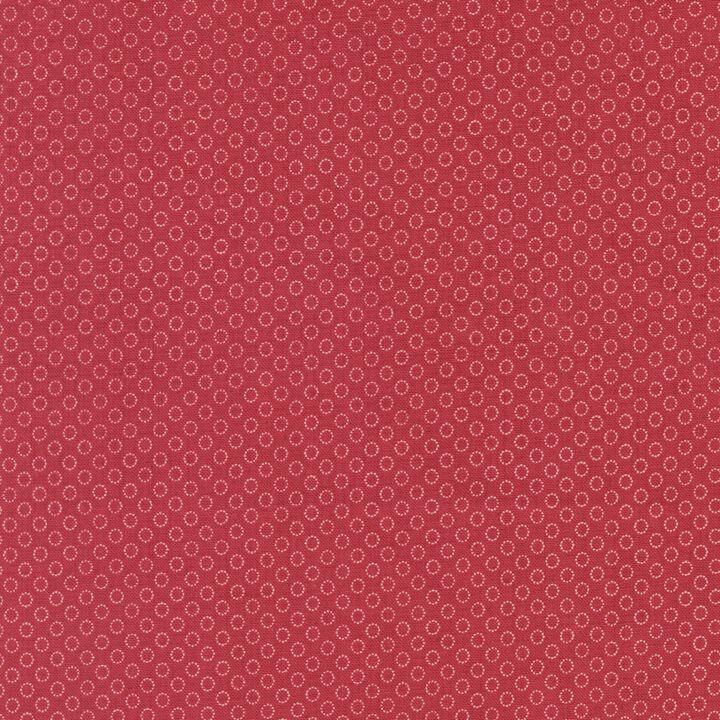 Cream circle dots in red - 13987 13 - Joie De Vivre  - French General.jpg