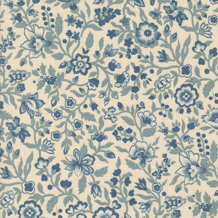 Little blue flowers in white - 13971 13 - Sacre Bleu - French General.jpg