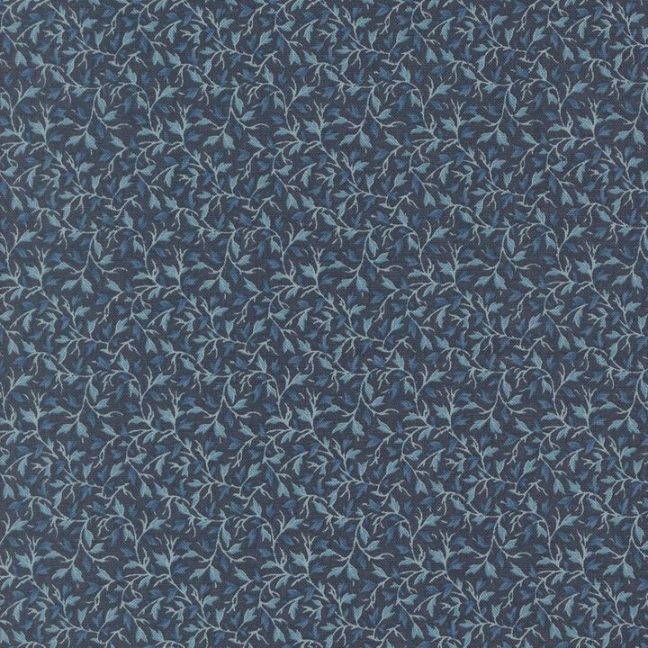 Little Blue Leaves in dark blue 13976 19 - Sacre Bleu - French General.jpg