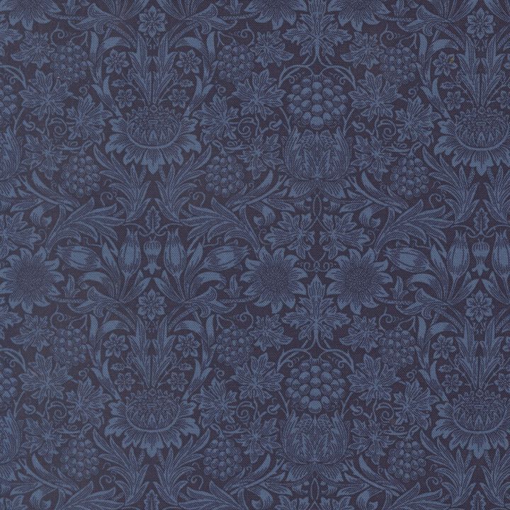 Sunflower Damask Twilight - 1338614 - Morris Muse .jpg