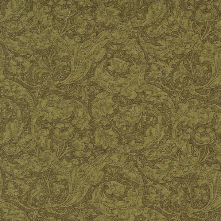 Flourish Sage - 8394 12 - Morris Manor - Barbara Brackman.jpg