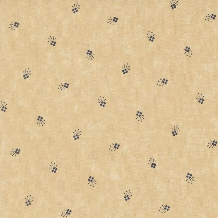 Blue squares and dots in cream - 9803 11 - Kansas Troubles Quilters.jpg