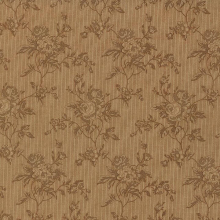 Chintz Floral Tan - Midwinter Red - Minick &Simpson -1476216 14762-16. 