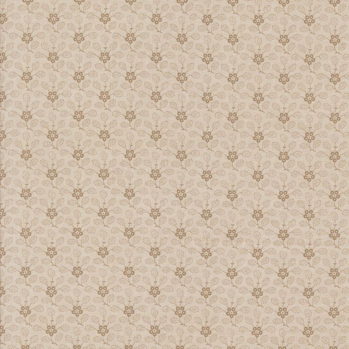 Little Cream Flowers and leaves in cream -13975 13 - Sacre Bleu - French General.jpg