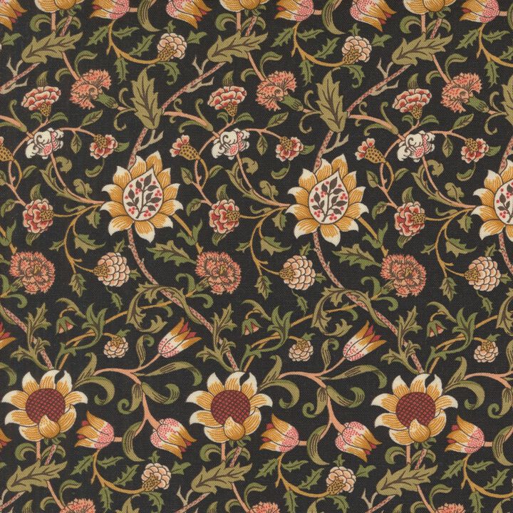 Sunflower Ebony - 8392 15 - Morris Manor - Barbara Brackman.jpg