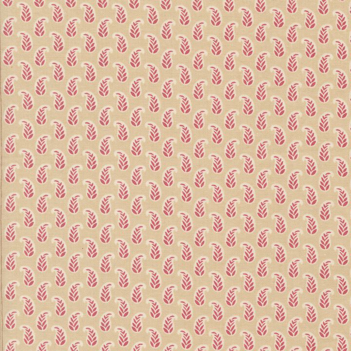 Leaves in cream - 13967 18 - Rouenneries - French General.jpg